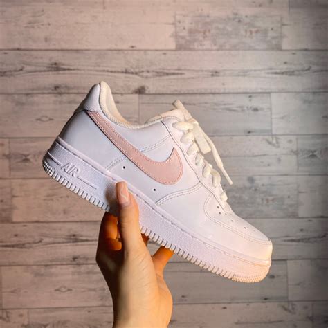 nike air force pink swoosh